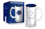 CANECA VIDRO METALIC TIMES- CRUZEIRO