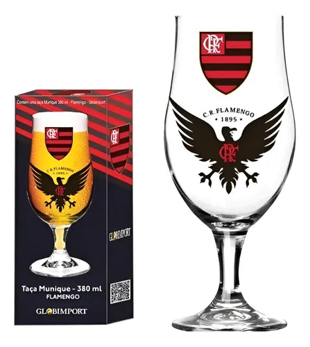TACA MUNIQUE 380ML FLAMENGO - URUBU