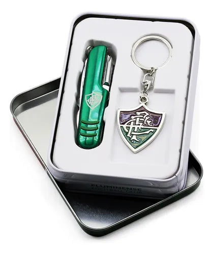 KIT DE CANIVETE SUICO E CHAVEIRO FLUMINENSE