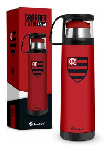 GARRAFA TERMICA C/ CANECA G - FLAMENGO