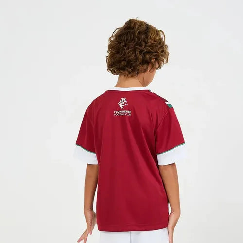 FLU - CHIADO CAMISETA INF 100% PES VINHO/BRANCO/VER