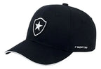BONE BOTAFOGO INFANTIL BORDADO ESCUDO FRONTAL DORA U PRETO
