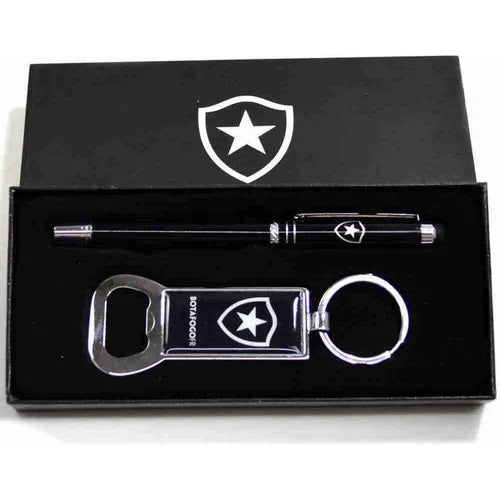 KIT CANETA ROLLER PEN E CHAVEIRO COM ABRIDOR - BOT