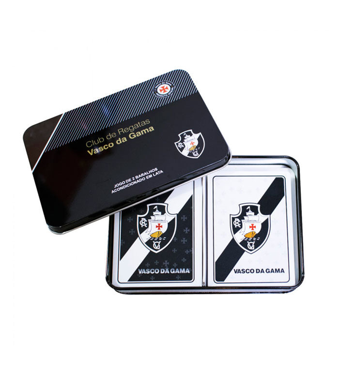 JOGO DE BARALHO ACONDICIONADOS EM LATA VASCO