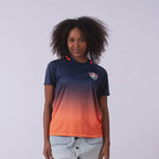 FLU - MANTO CAMISETA FEM 100% PES MARINHO/VINHO