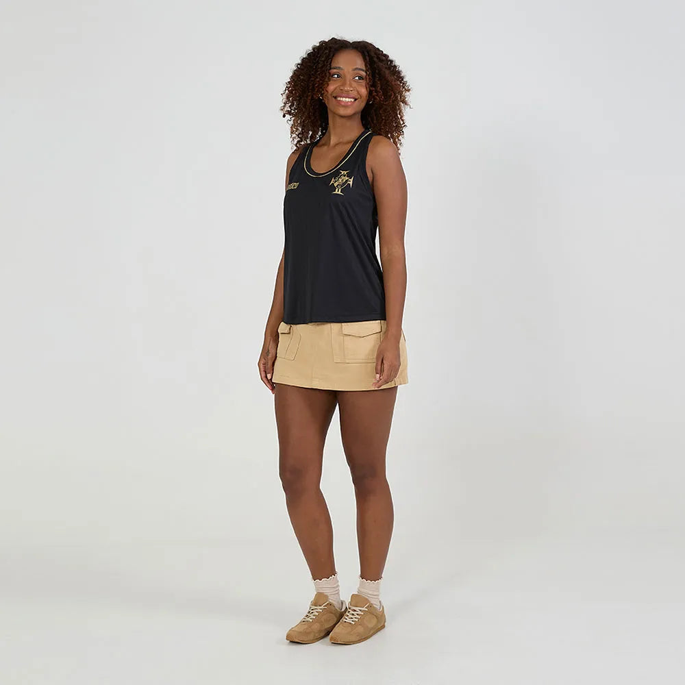 VAS - ESTRONDO REGATA BASICA FEM 100% PES PRETO