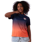 FLU - MANTO CAMISETA FEM 100% PES MARINHO/VINHO