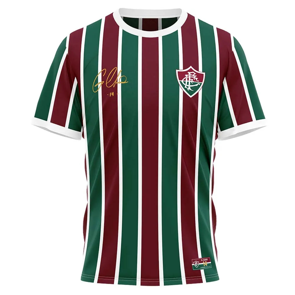 FLU - CANO CAMISETA ADT 100% CO VINHO/BRANCO/VERDE
