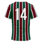 FLU - CANO CAMISETA ADT 100% CO VINHO/BRANCO/VERDE