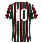 FLU - GANSO CAMISETA ADT 100% CO VINHO/BRANCO/VERDE