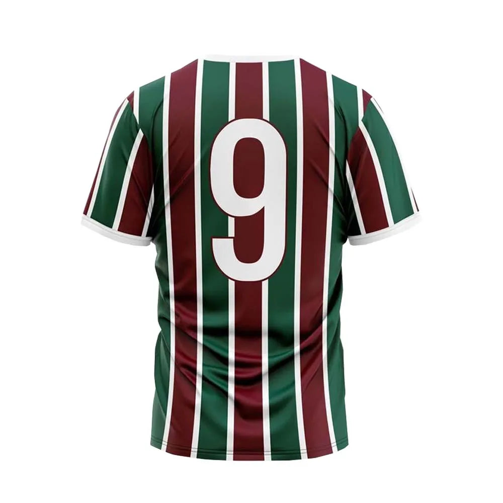 FLU - JK CAMISETA ADT 100% CO VINHO/BRANCO/VERDE