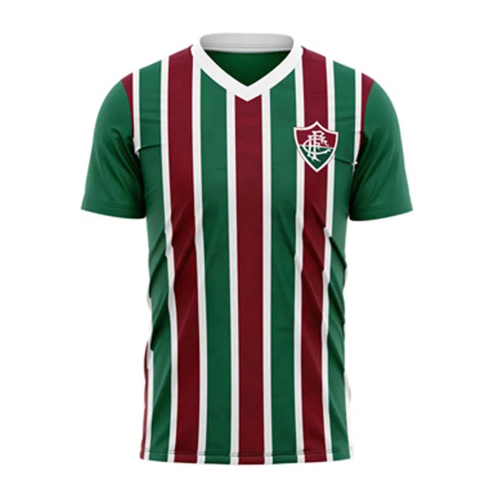 FLU - VOLCANO CAMISETA ADT 100% PES VINHO/BRANCO