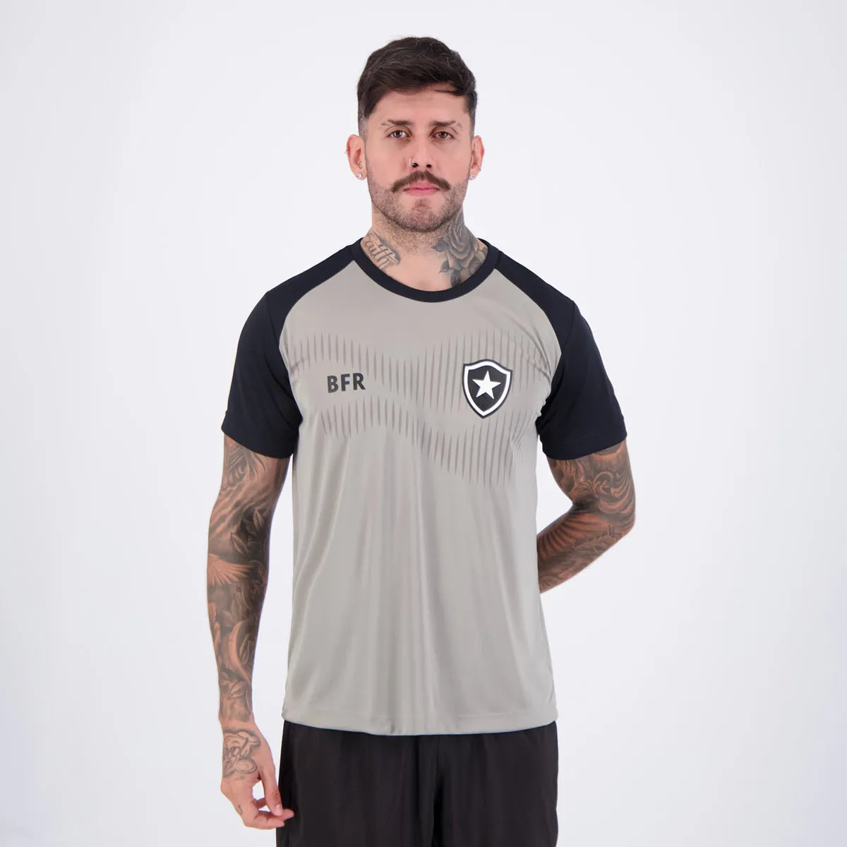 BOT - ONDULACAO CAMISETA ADT 100%PES CINZA