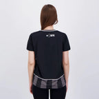 BOT - ROMPER CAMISETA FEM 100% PES PRETO