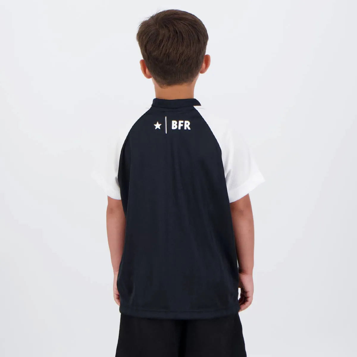BOT - VITORIA CAMISETA INF 100% PES PRETO