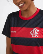 FLA - PRINCIPIA CAMISETA FEM 100% PES PRETO/VERMELHO
