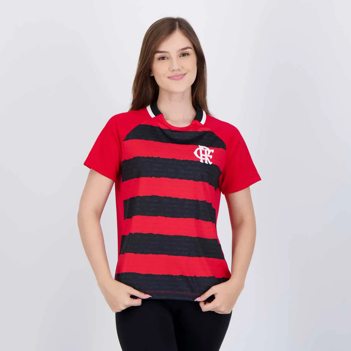 FLA - MANTO CAMISETA FEM 100% PES VERMELHO