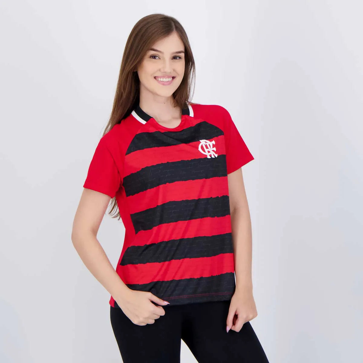 FLA - MANTO CAMISETA FEM 100% PES VERMELHO
