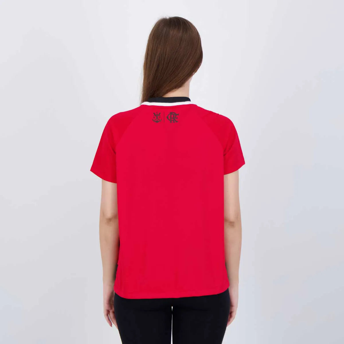 FLA - MANTO CAMISETA FEM 100% PES VERMELHO