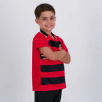 FLA - MANTO CAMISETA INF 100% PES VERMELHO