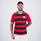 FLA - MANTO CAMISETA ADT 100% PES VERMELHO