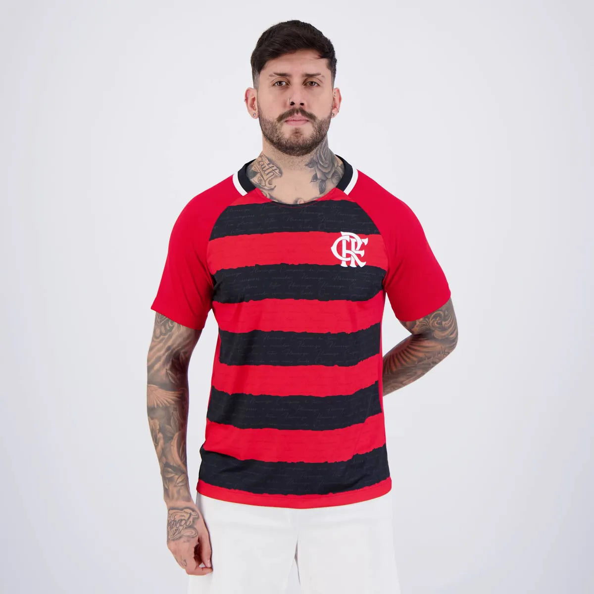 FLA - MANTO CAMISETA ADT 100% PES VERMELHO