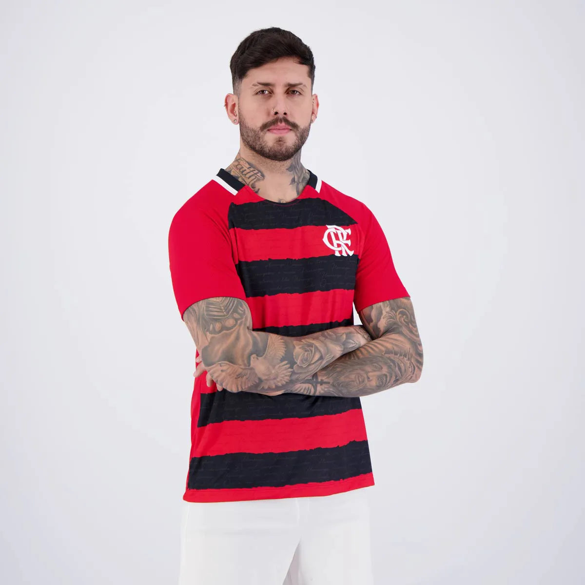 FLA - MANTO CAMISETA ADT 100% PES VERMELHO