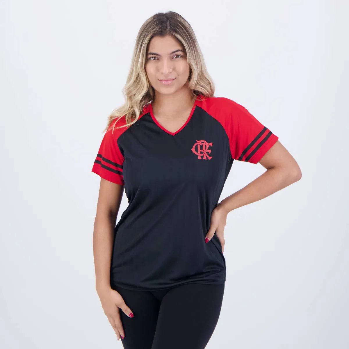 FLA - MATH CAMISETA FEM 100% PES PRETO