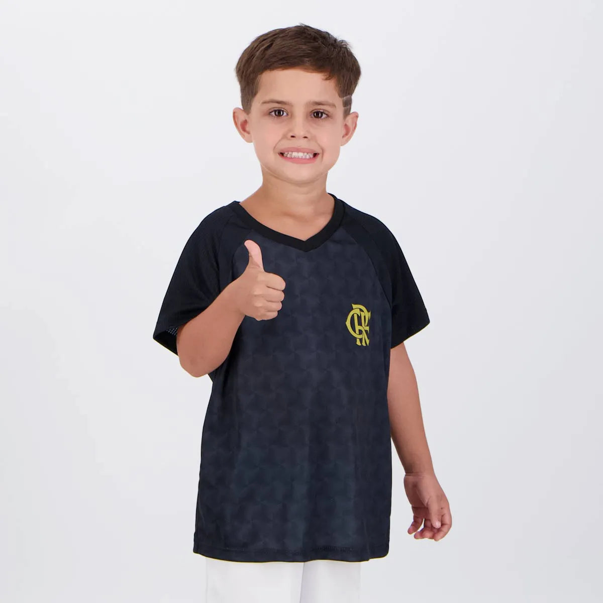 FLA - PHASE CAMISETA INF 100% PES PRETO