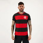 FLA - SPEED CAMISETA ADT 100% PES PRETO/VERMELHO