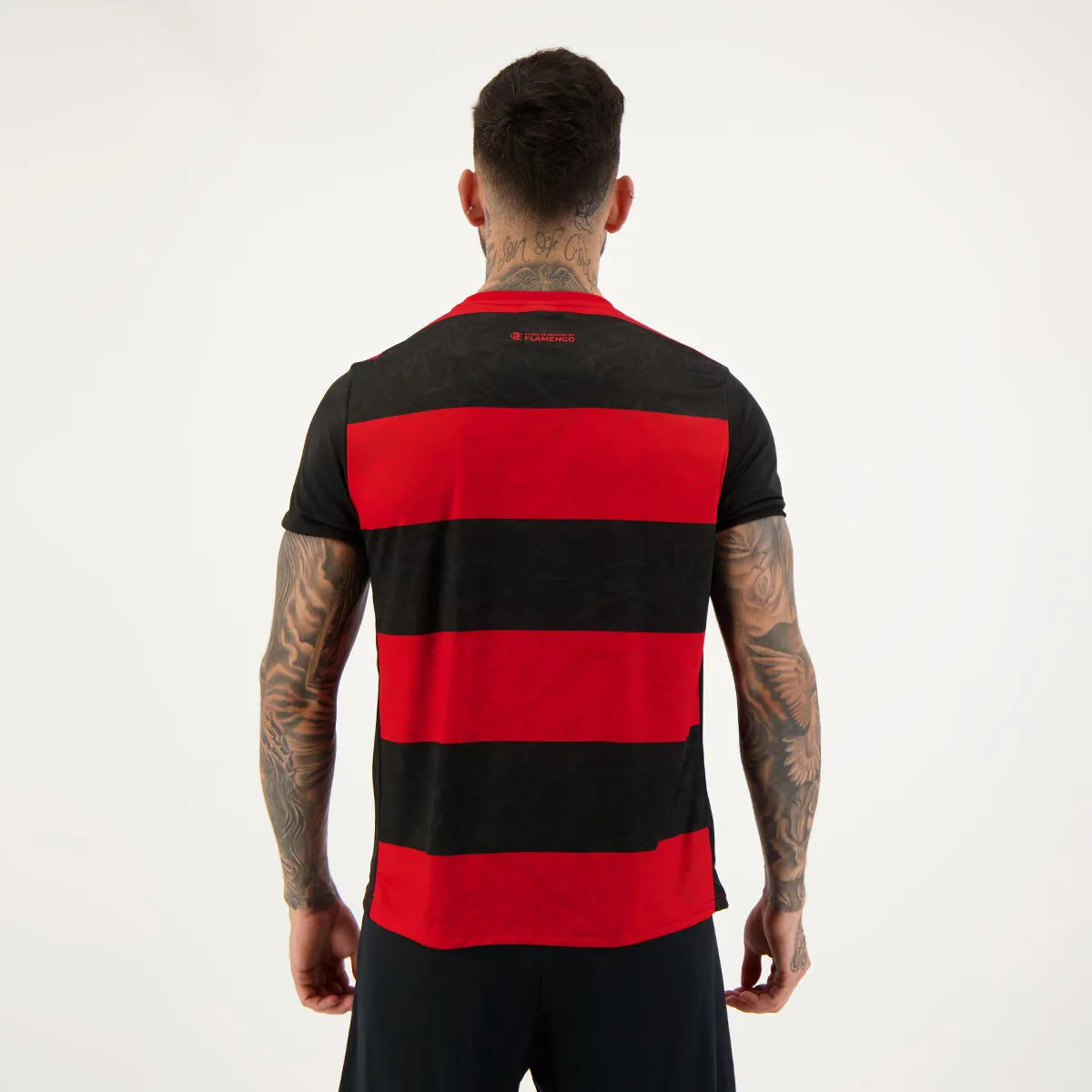 FLA - SPEED CAMISETA ADT 100% PES PRETO/VERMELHO