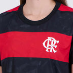 FLA - TORCER CAMISETA FEM 100% PES PRETO