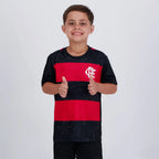FLA - TORCER CAMISETA INF 100% PES PRETO