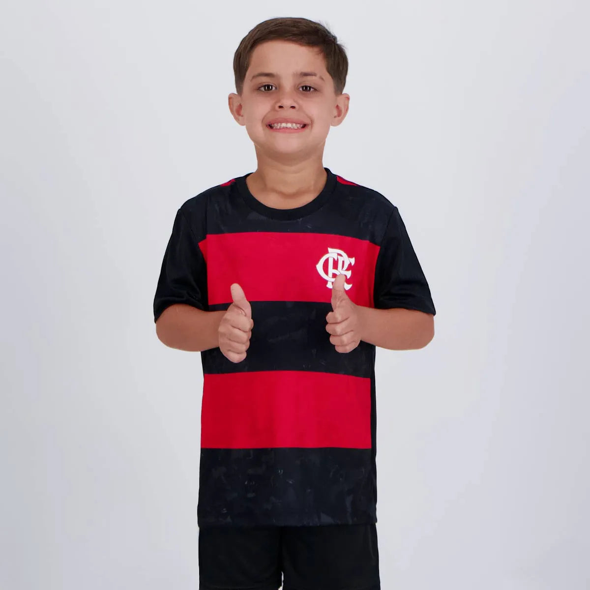 FLA - TORCER CAMISETA INF 100% PES PRETO