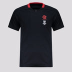 FLA - TRILHA CAMISETA ADT 100%PES PRETO