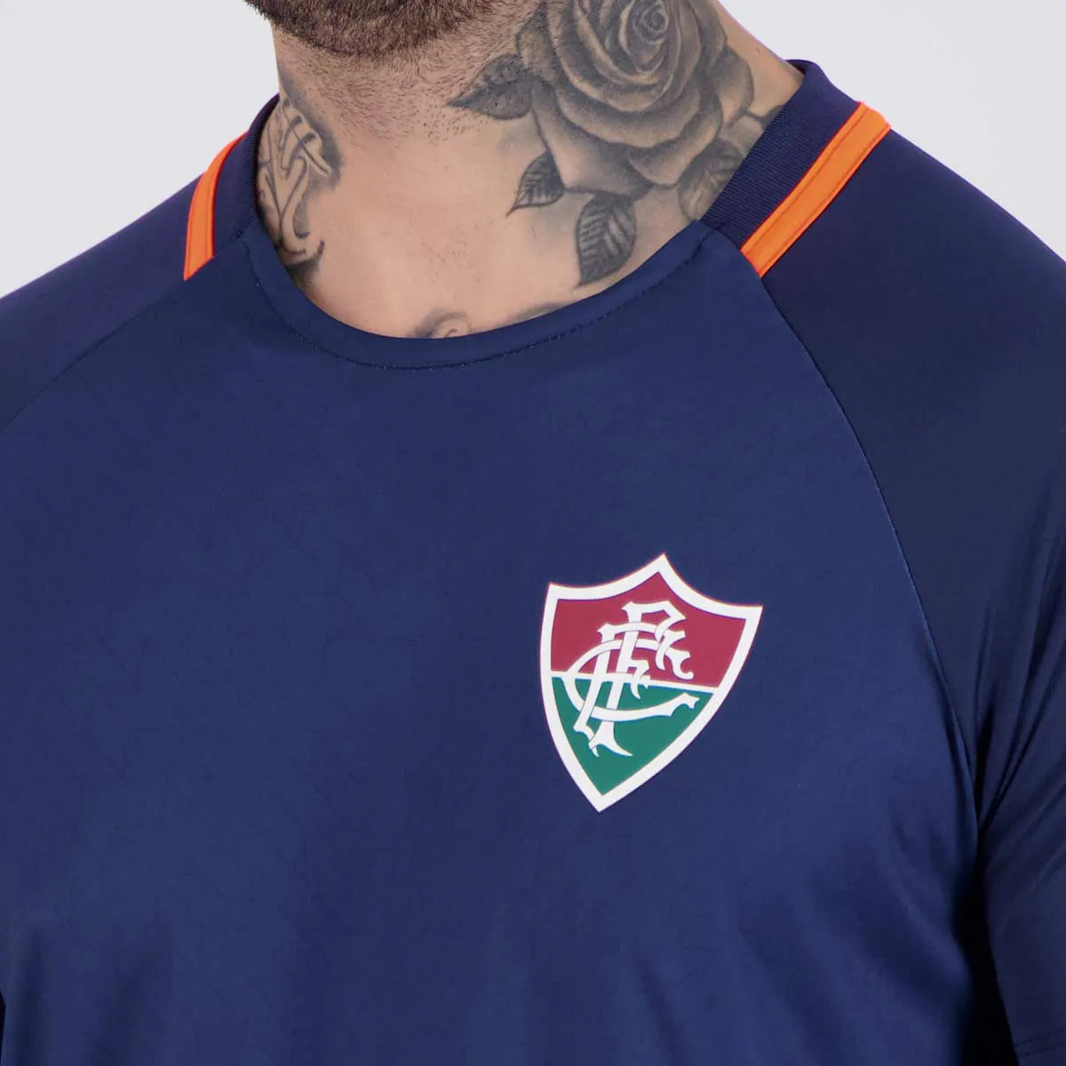 FLU - MANTO CAMISETA ADT PES MARINHO/VINHO