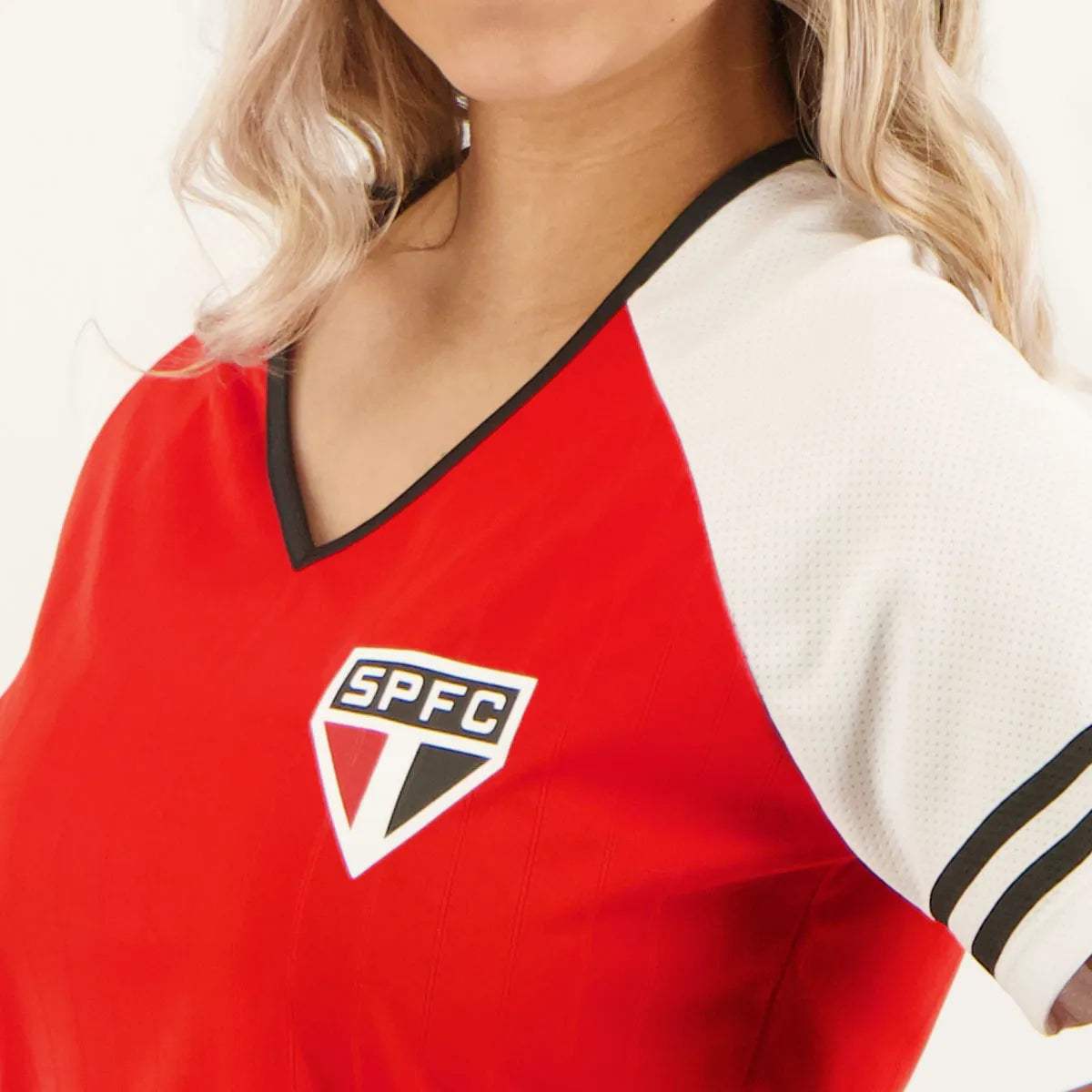 SPF - CHEERLEADER CAMISETA FEM 100% PES VERMELHO