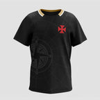 VAS - MANTO CAMISETA INF 100% PES PRETO