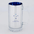 CANECA VIDRO METALIC TIMES- CRUZEIRO