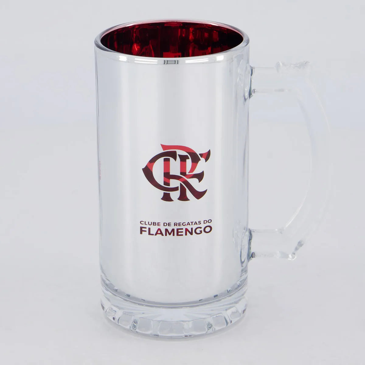 CANECA VIDRO METALIC TIMES - FLAMENGO