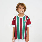 FLU - CHIADO CAMISETA INF 100% PES VINHO/BRANCO/VER