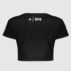 BOT - MOVIMENTAR CROPPED FEM 100% PES PRETO