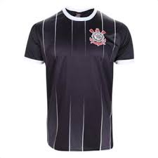 CAMISETA LAYER SCCP PTO/BCO CORINTHIAS