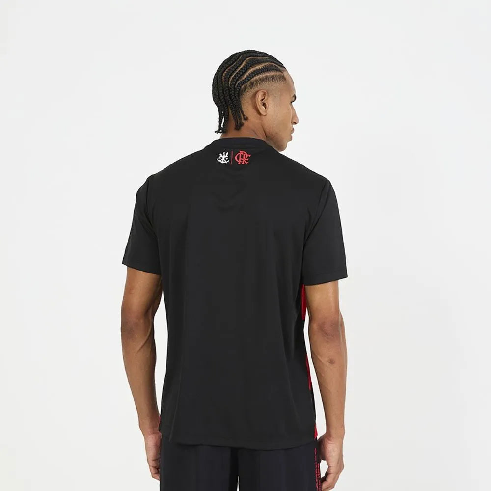 FLA - ENCONTRO POLO ADT 100% PES VERMELHO/PRETO