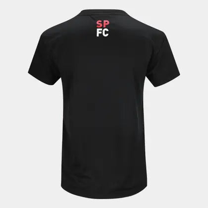 SPF - EXULTANTE CAMISETA FEM 100% PES PRETO/VERMELHO