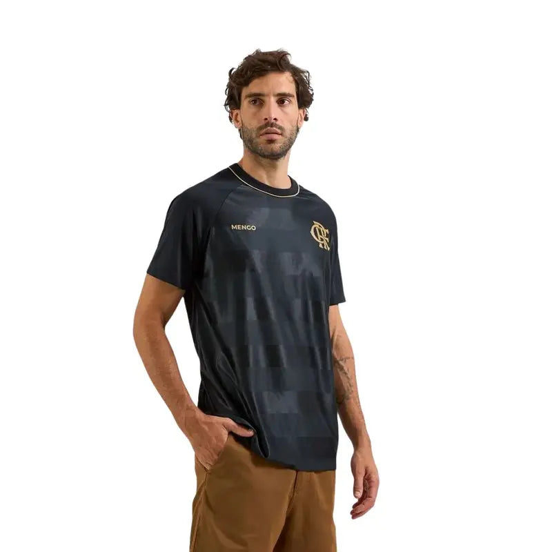 FLA - ELO CAMISETA ADT 100% PES PRETO