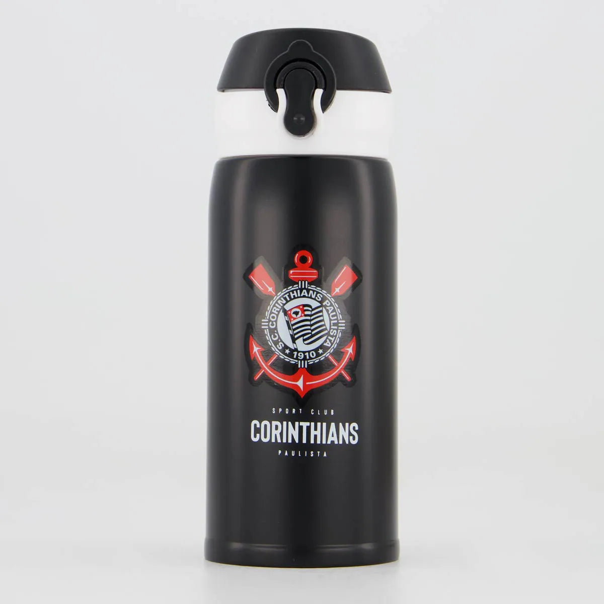 GARRAFA TERMICA FLIP 300ML TIMES - CORINTHIANS