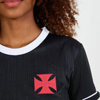 VAS - GRITO CROPPED BASICA FEM 100%PES PRETO