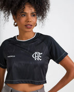 FLA - TRAMA CROPPED FEM 100% PES PRETO