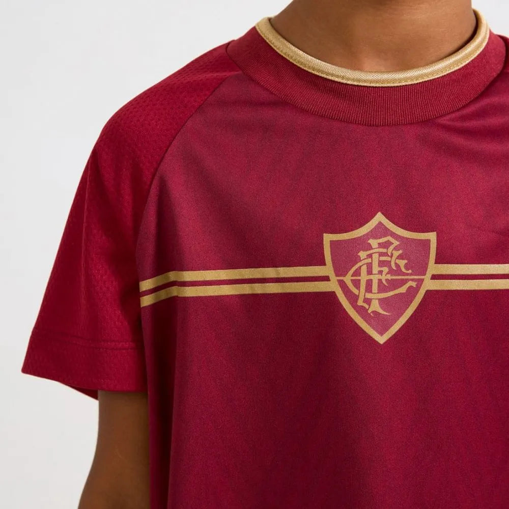 FLU - TRANCA CAMISETA INF 100% PES VINHO